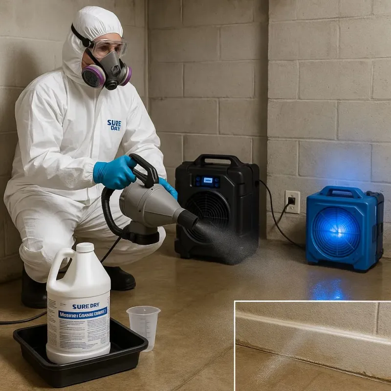Sanitization and Odor Removal process in Baraboo, WI