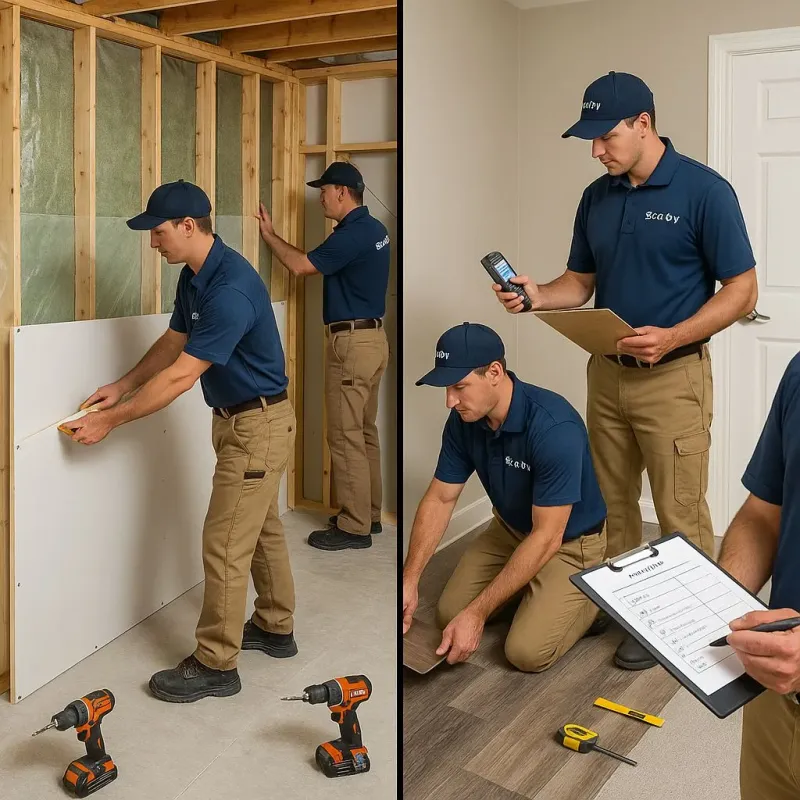 Repairs and Reconstruction process in Baraboo, WI